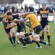 Leading the charge: Peter Synott’s introduction from the bench gave Esher a lift on Saturday 	Deadlinepix SP82768