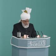 Hadhrat Mirza Masroor Ahmad, head of the Ahmadiyya Muslim Community