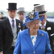 The Queen at the 2012 Epsom Derby