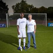 In the company of greatness: Daniel Adjei with Jose Mourinho