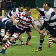 Happy again: Rosslyn Park Hugo Ellis in action in the win over Coventry on Saturday            All pictures: David Whittam
