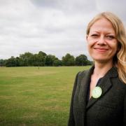 Green Party candidate Sian Berry in Richmond Park