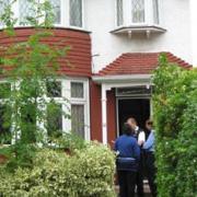 The home raided in Waverley Avenue