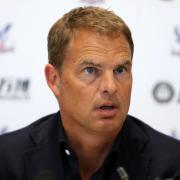 Frank de Boer has been unveiled as the new Crystal Palace manager. Photo: PA
