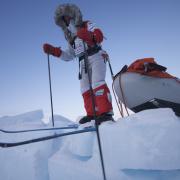 On the edge. Pic: Martin Hartley