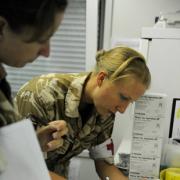 Corporal Sandra Jordan is a nurse in the Camp Bastion field hospital