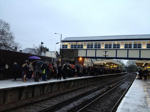 Teddington Station - picture sent in by Megan Crawford
