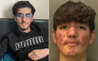 Croydon student Mustafa Momand (left) was stabbed to death by Armin Mehdikhani-Sarvejahan (right)