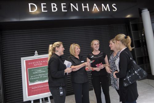 Debenhams in Sutton High Street closed for filming of 2014 Christmas ...