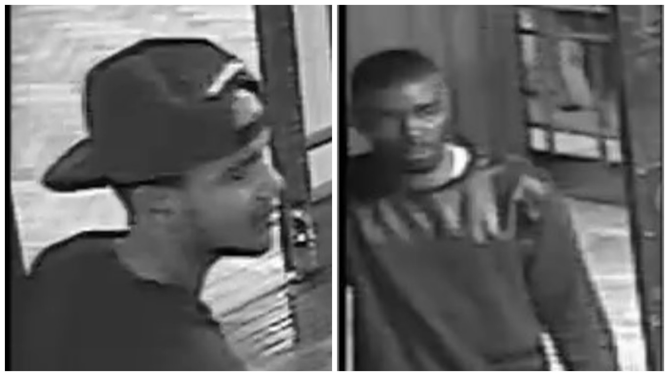 Have you seen these men? Police believe they could be key witnesses to a murder
