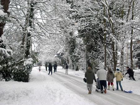 The main street in Claygate. Sent in by Judy Thomas