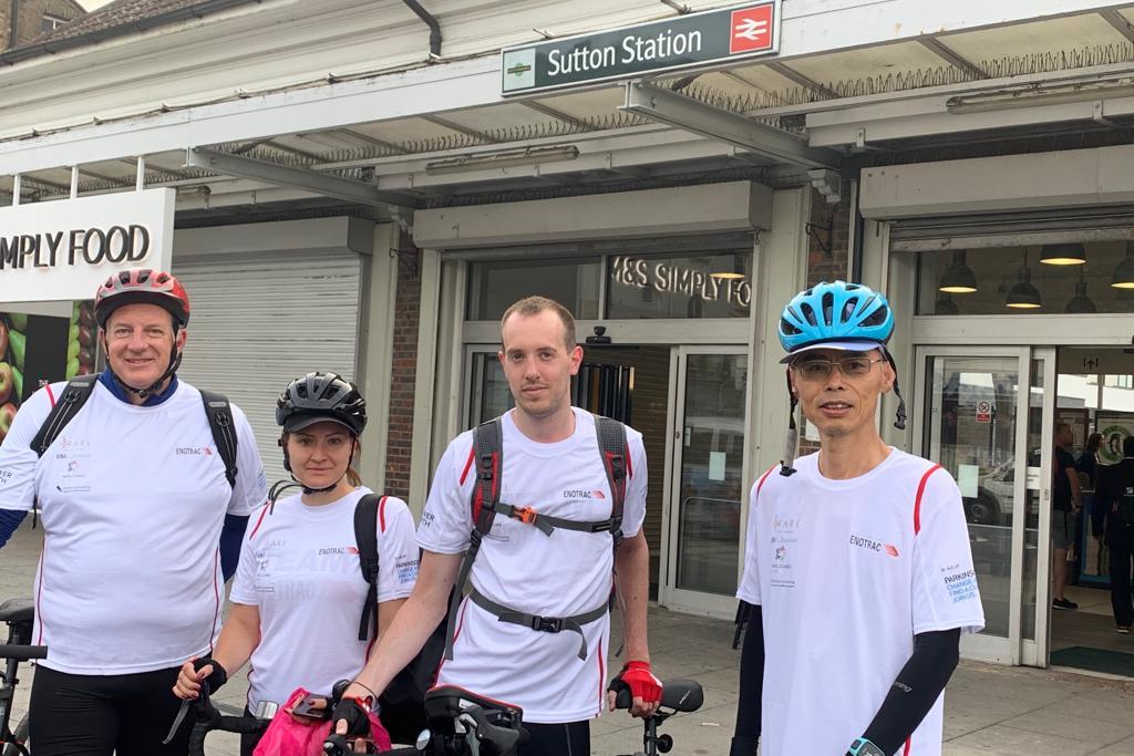 Sutton colleagues cycling length of country to fight Parkinson's disease