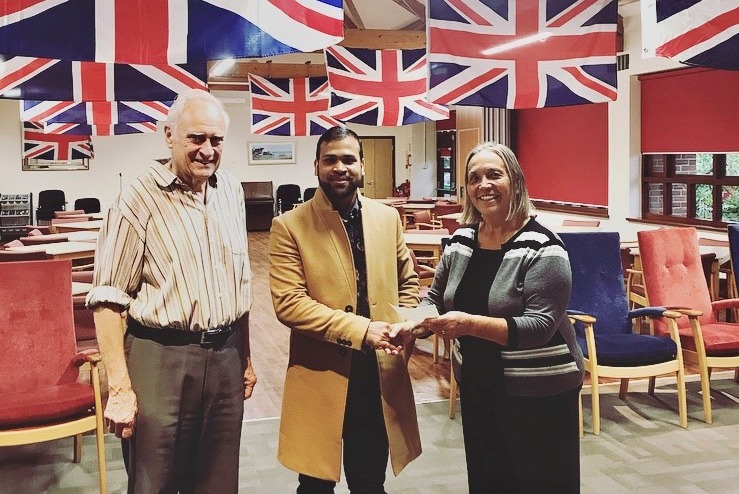 Esher Indian restaurant make donations of food and money to community causes