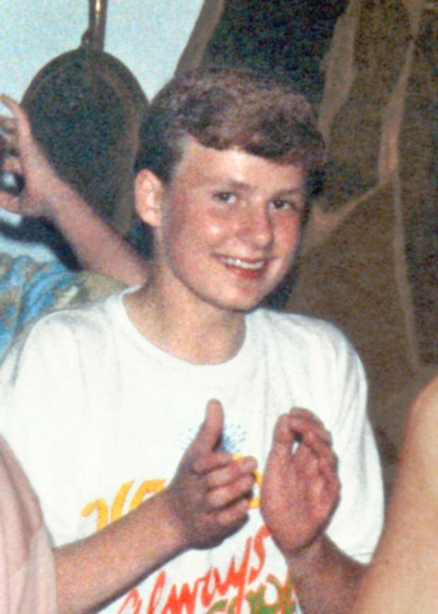 Your Local Guardian: Lee at a party in 1987