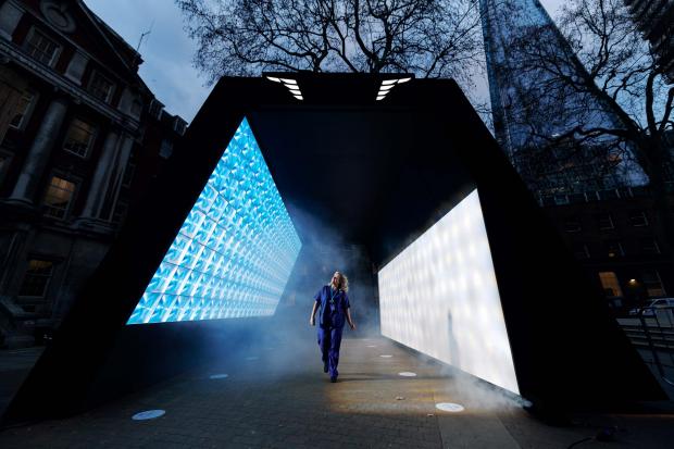Your Local Guardian: The Tunnel of Light installation at Guy's NHS Hospital. 