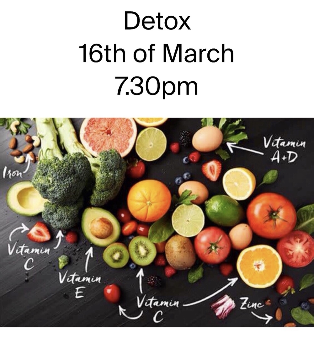 DE-TOX NOT BOTOX - DETOX for more energy and wellbeing