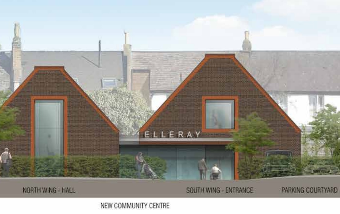 Artists impression of the new-look community centre from planning documents
