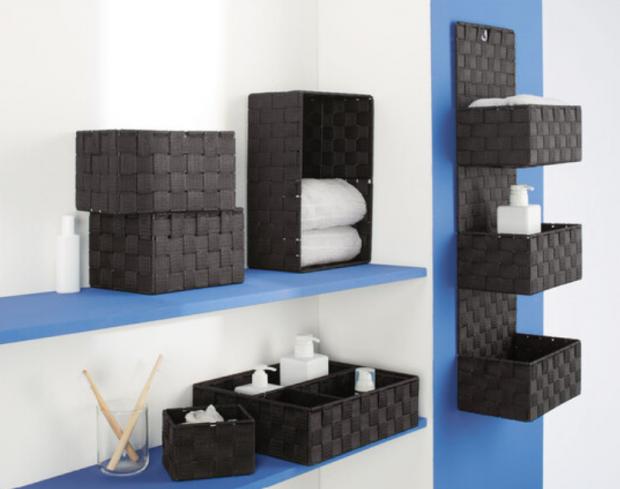Your Local Guardian: Livarno Living Bathroom Storage Baskets. (Lidl)