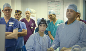 The team of surgeons at St George\s Hospital. Credit: St George\s
