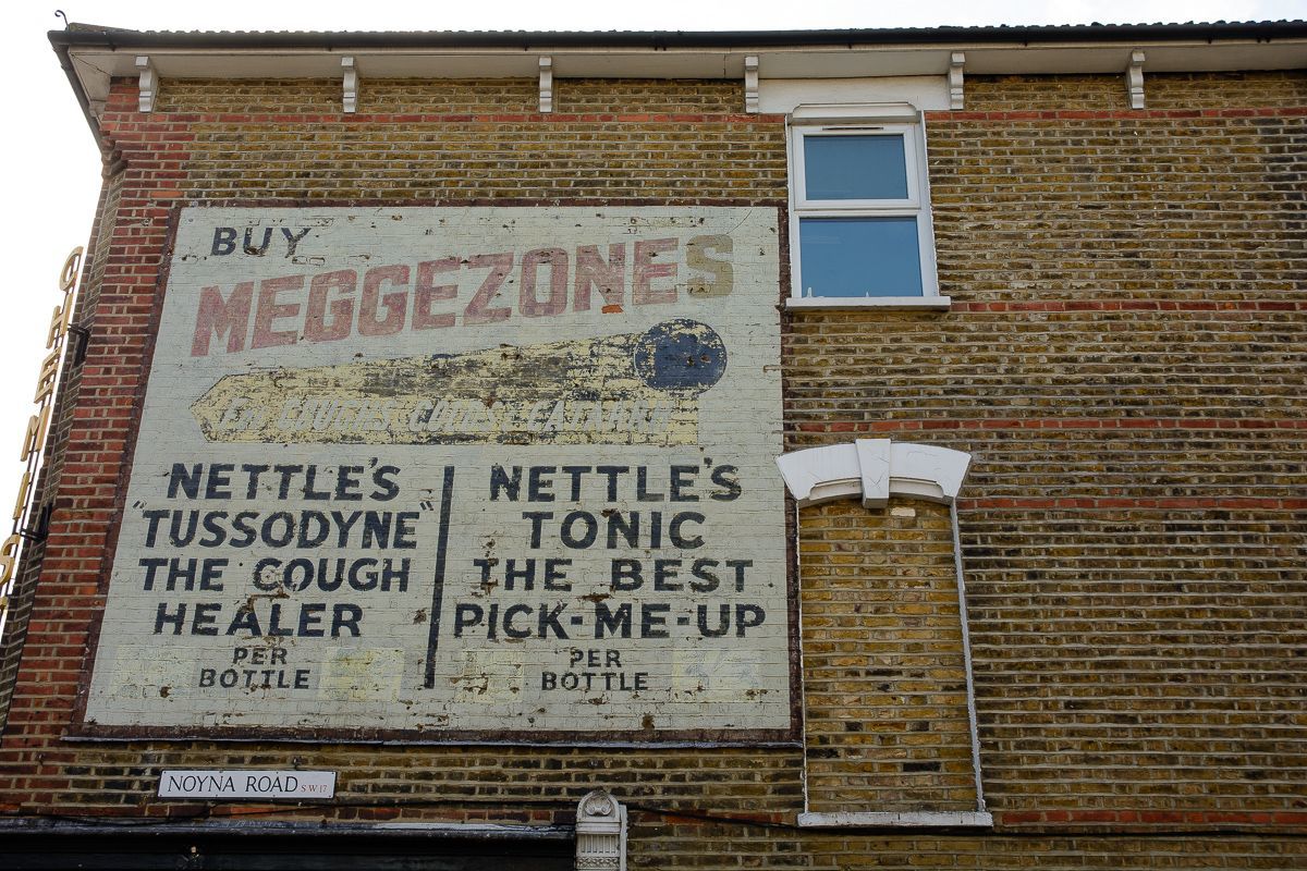 Ghost sign, Upper Tooting Road (credit: Roy Reed)
