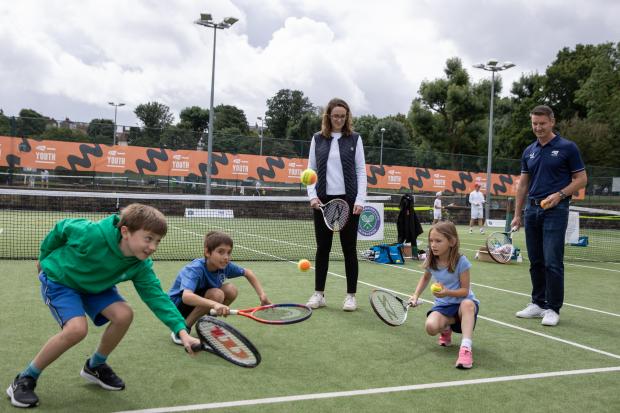 The 'Thank you Day' event provided an opportunity for children and adults of all ages and abilities to pick up a racket