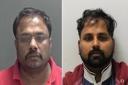 Chandrasekar Nallayan and Vijaya Kumar Krishnasamy, jailed for money laundering. Image: Met Police