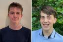 Top Reporters for 2019/20 - Josh Bartholomew from Hampton School and Nicholas James from Wilson's School