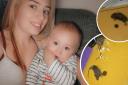 Kelly and her one-year-old son have been living in a property riddled with mice