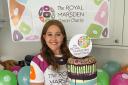 Alice at the Royal Marsden Hospital, who was treated for a brain tumour as a child at the hospital. Image: RMH NHS