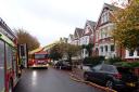 Frew crews were called to Kenilworth Avenue in Wimbledon at 12pm on November 2
