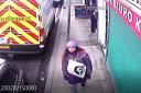CCTV footage of Sudesh Amman walks from his bail hostel to Streatham High Road, where he carried out his terror attack