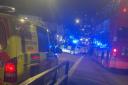 Picture from scene of incident in Sutton