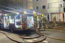 Two adults and child taken to hospital as flat damaged after fire in Wandsworth