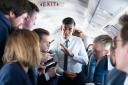 Prime Minister Rishi Sunak told journalists he was ‘pumped up’ during his whirlwind tour of the UK (Stefan Rousseau/PA)
