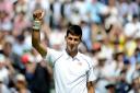 Off to a winning defence: The reigning Wimbledon champion Novak Djokovic beat Phillip Kohlschreiber in his first round opener
