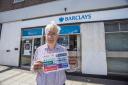 Brian Angus, chairman of Ewell Village Residents’ Association, outside Barclays