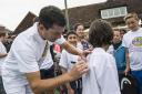 Ever-popular: Tim Henman at an event in Sutton last summer
