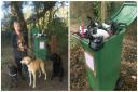 Any bin will do? Helen Yates is one of many dog walkers worried about the council's change