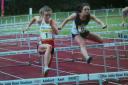Bouncing back: Pippa Earley, left, put her English Championship disappointment behind her in Loughborough last week