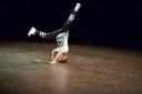 Callum Kirrage's head spins have secured him a scholarship at Pineapple Dance Studios