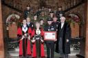 2 Rifles honoured at town hall ceremony