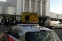 A man hit by a train at Surbiton station has died at the scene.