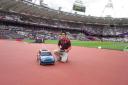 Gareth Goh,16, has been working at the heart of the action in the centre of the Olympic stadium
