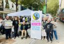 Fairtrade campaigners with a stall in Croydon. Image: Croydon Fairtrade Network