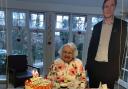Penny, who turns 94 in April, enjoyed a Liam Neeson themed celebration