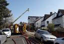 Firefighters tackle fire at house in south Croydon (@LondonFire)