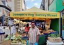 Jose Joseph has run a fruit and veg stall at Surrey Street Market for 15 years