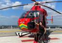 Vaiva thanks London's Air Ambulance for saving her life