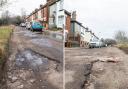 The residents have called for action to fix the street.