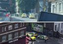 Pictures from scene of stabbing in New Cross